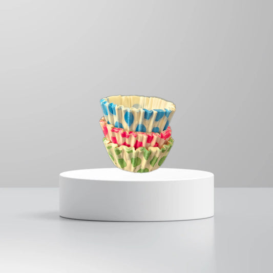 Polka Dot Paper Cup for Chocolates/ Truffles/ Laddoos - Pack of 500