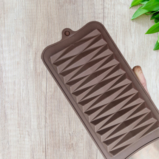 Designer Silicon Chololate Bar Mould | 80-100 gm Silicon Chocolate Bar Mould