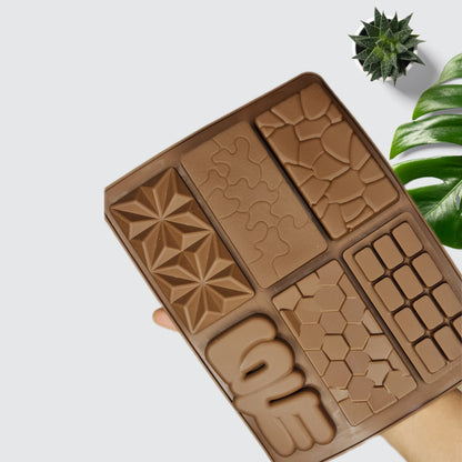 6 in 1 Small Bar chocolate moulds (20-25gm bar chocolate mould)