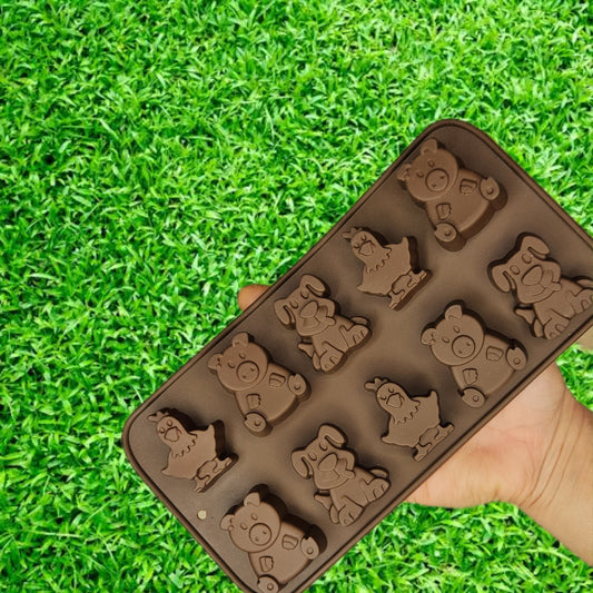 Animal Shape Chocolate Mould - Perfect for Birthday Return Gift