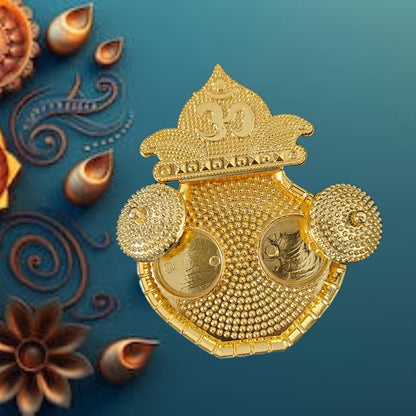 Kalash Shape Kumkum Roli Medium size Plate for Festive & Gifting Purpose