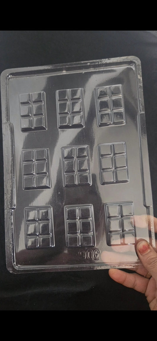 Dairy milk Shape 10gm Plastic Chocolate Mould - 306