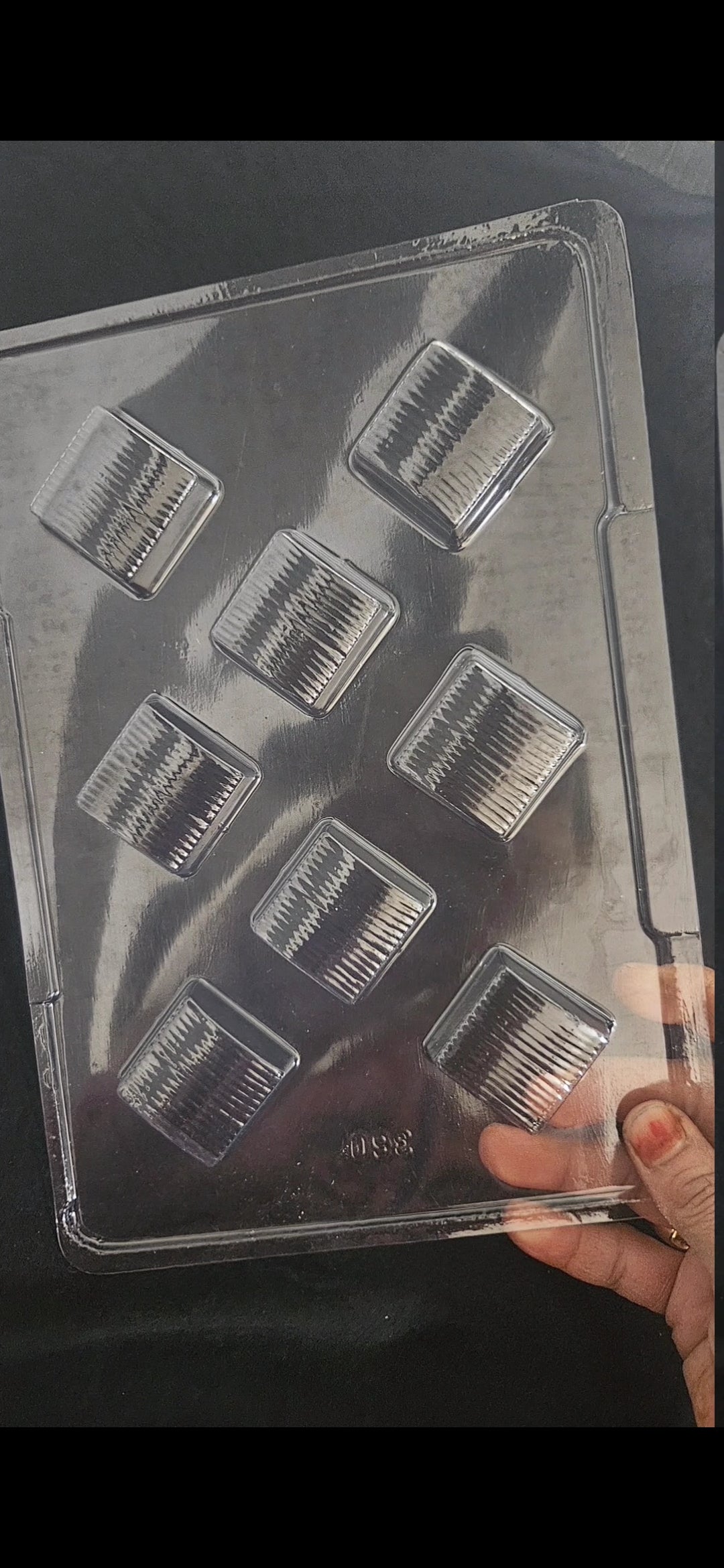 Cavity Size Sqaure Chocolate Mould 10-12gm | Square Chocolate Mould