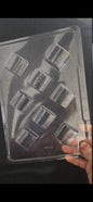 Cavity Size Sqaure Chocolate Mould 10-12gm | Square Chocolate Mould