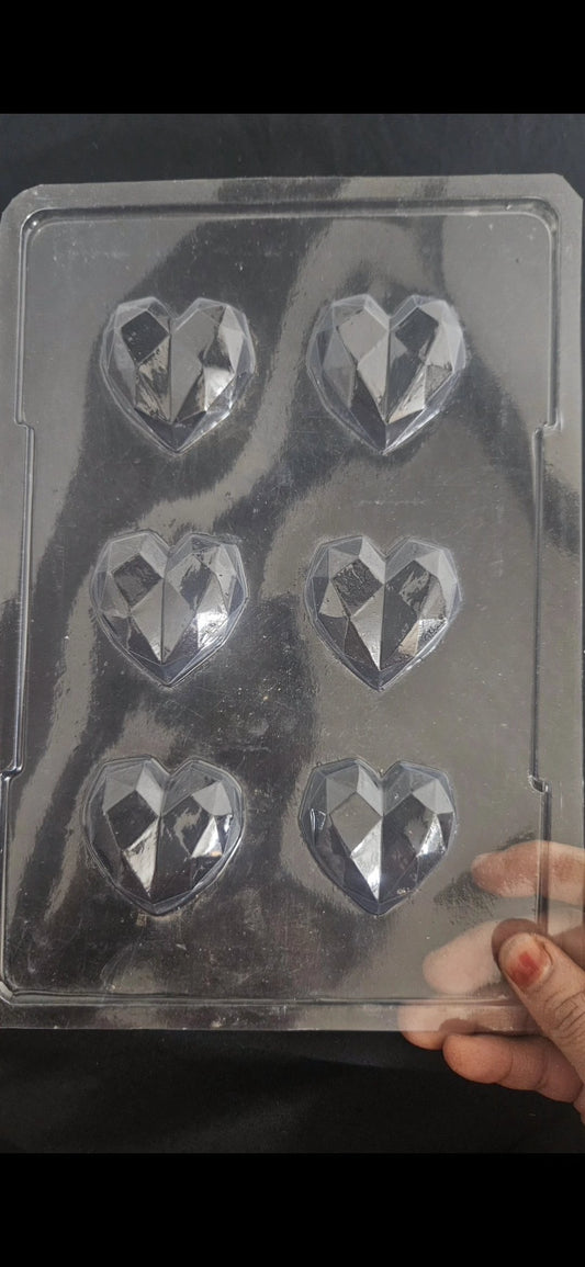 Medium Pinata Heart Plastic Chocolate Mould | Heart Shape Chocolate Mould - 528