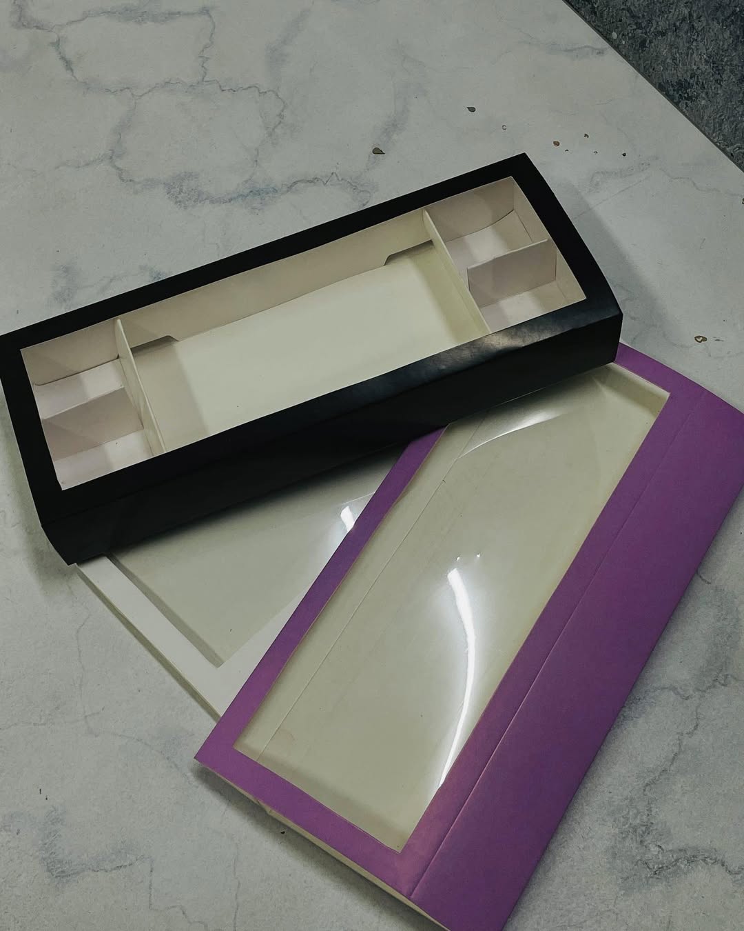 Barrette Box 4 Cavity + Bar Hamper Box (Set of 10) – Brand Packaging