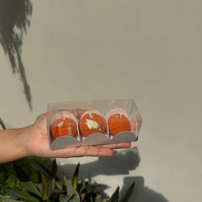3 Cavity Transparent Chocolate Box for Laddu, Candles, Chocolates & Truffles | Pack of 10