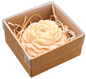 Peony Candle Box - Size - 4*4*1.5 inches (Pack of 10) | Urli or Wooden Candle Box