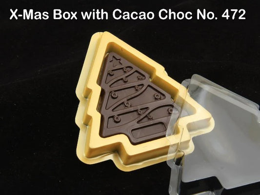 Yellow Christmas Tree Chocolate box