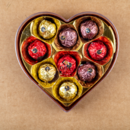 9 Cavity Acrylic Boxes for Chocolates & Truffles (Set of 10)