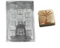 Diwali Square Chocolate Mould (10-12gm) Sqaure Shape Diwali Cracker Design Chocolate Mould