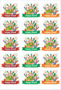 Diwali Cracker Chocolate Box Tag/ Stickers for cracker chocolate box