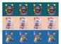 Happy Birthday Pillow Shape Stickers (3*3 inch) 12 stickers
