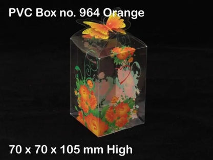 PVC Box 964 Pack of 10 (Random Colour) (Red, Orange, Blue, Pink)