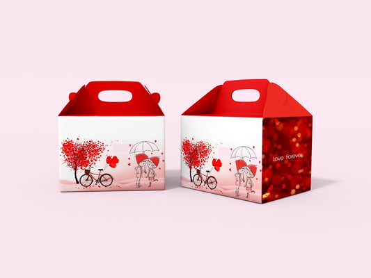 Multi Purpose Valentine Gift Hamper box  (Set of 5 & 10) Love Hamper Box