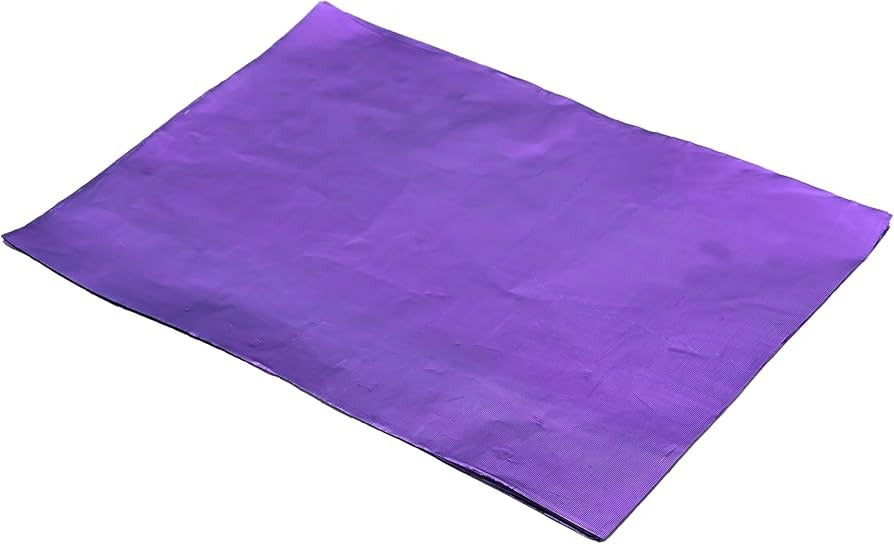 Purple Medium Chocolate Foil Wrapping Paper (Approx 300 pcs)