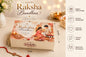 Happy Rakshabandhan printed hamper box (Pack of 2) Size - 9*6*3 inch