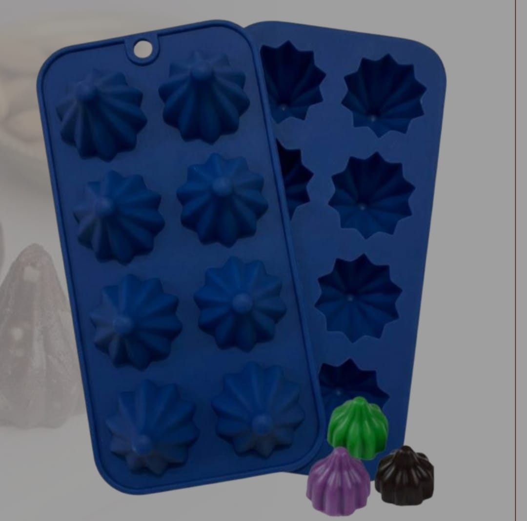 8 Cavity Silicon Modak Mould - 10gm | 10 gm Modak mould