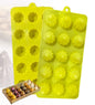 15 Cavity Silicon Modak Mould - 6gm | 6 gm Modak mould