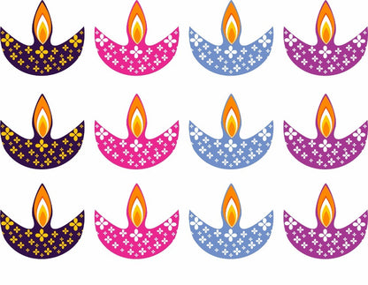 Big Diya Stickers for Big Diya Chocolate mould