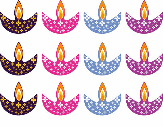 Big Diya Stickers for Big Diya Chocolate mould
