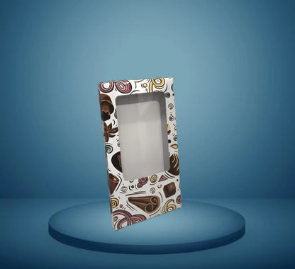 Premium chocolate Bar Box for 80-120 gm Chocolates – Vibrant, Sturdy & Stylish - Pack of 10