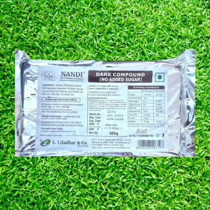 Sugar Free Dark Compound Nandi Brand (500gm) | Sugar Free Dark Compound