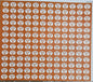 Butterscotch Flavour Small 0.5 inch Chocolate Stickers