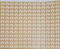 Cashew Flavour Small 0.5 inch Chocolate Stickers