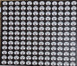 Coffee Flavour Small 0.5 inch Chocolate Stickers
