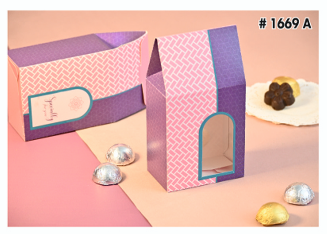 Window Candy Box for Chocolates/ Cookies (Pack of 10)