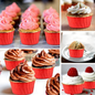 Round Bake n Serve with Gold Lining | Pack of 10 (Random Colour)