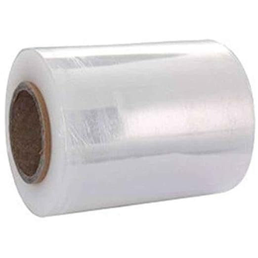 4 inch (10 cm) Biodegradable Transparent Stretchable Cling wrap Roll for Packing and multipurpose use.