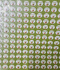 Guava Flavour Small 0.5 inch Chocolate Stickers