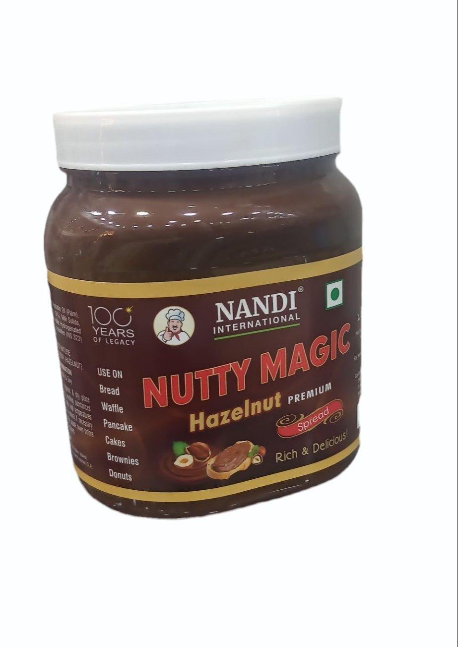 Hazelnut Spread | Nutty Magic Hazelnut Spread Premium | Toppings | Fillings | Nandi Brand - 200gms