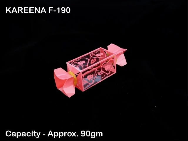 F-190 Pack of 10 | Candy Shape PVC Folding Box set of 10