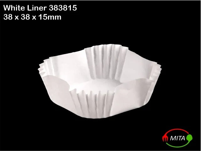 MITA Paper Liner Square 383815 White Pack of 1000