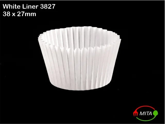 MITA Paper Liner 3827 White Pack of 1000