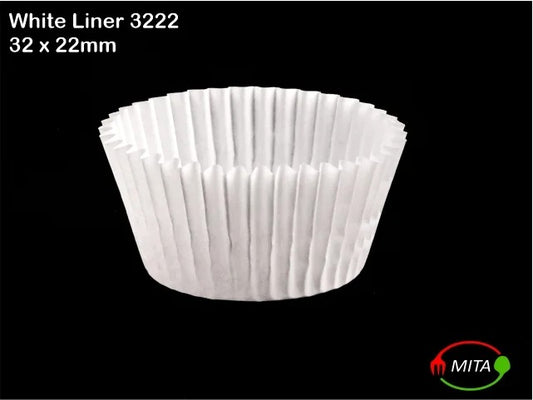 MITA Paper Liner 3222 White Ladoo Katori Pack of 1000