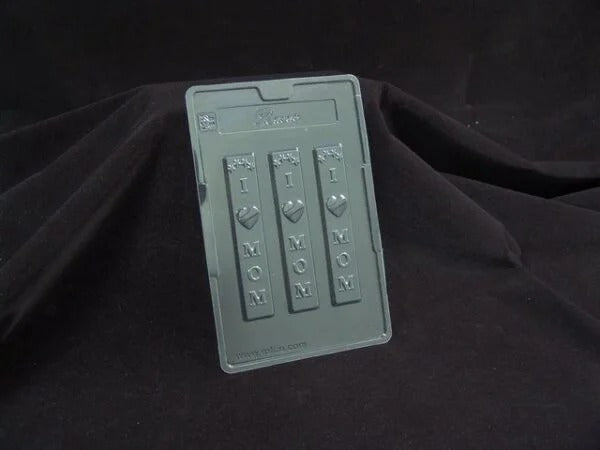 Mould 270 I love Mom Chocolate Mould 30gm for Single Cavity Box