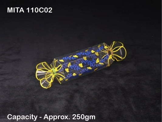 110C02 Pack of 10 Candy-Shaped Gift Boxes with love Design | PVC Chocolate Box | Gift Box | Goodie Box | pack of 10