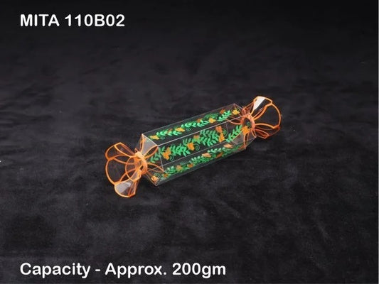 110B02 Pack of 10 | Candy-Shaped Gift Boxes with love Design | PVC Chocolate Box | Gift Box | Goodie Box