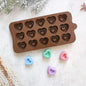 15 Cavity Mini Heart Chocolate Mould | Candy Chocolate Mould | DIY Wax Melt Mould for Baking | Non-Stick Chocolate Mould | Fondant Mould | Ideal for Ice Cube, Jelly, Gummy (5-7gm only)
