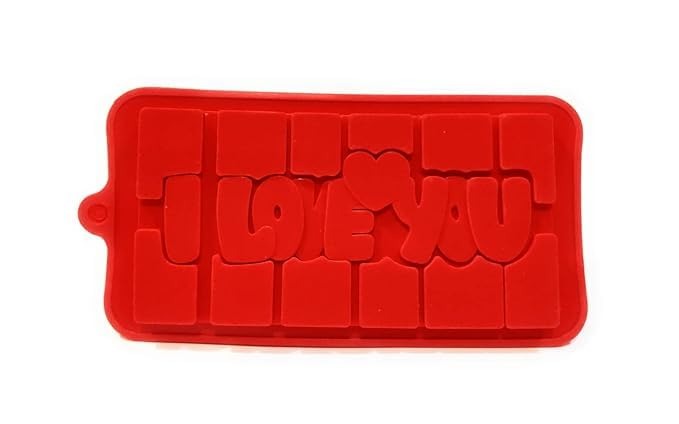 Silicone Love Chocolate Mold | I Love You Bar Chocolate Mould | Valentine Day Chocolate Mould