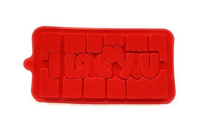 Silicone Love Chocolate Mold | I Love You Bar Chocolate Mould | Valentine Day Chocolate Mould