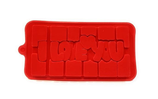 Silicone Love Chocolate Mold | I Love You Bar Chocolate Mould | Valentine Day Chocolate Mould