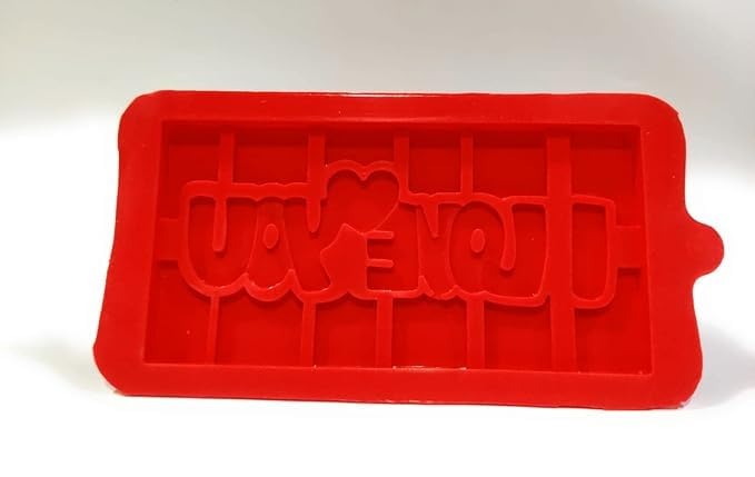 Silicone Love Chocolate Mold | I Love You Bar Chocolate Mould | Valentine Day Chocolate Mould