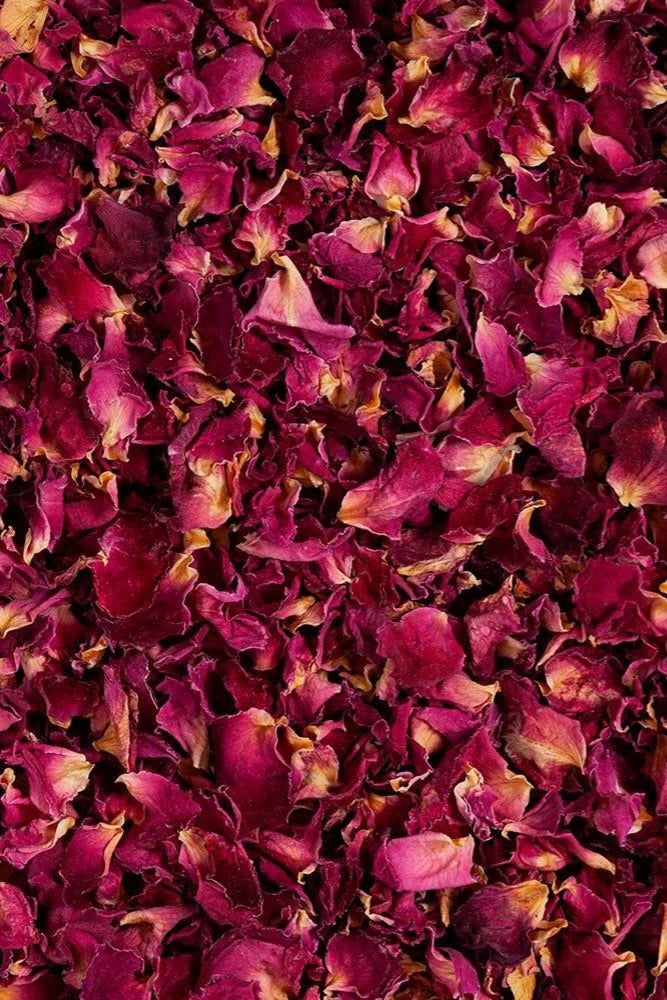 Dry Rose Petals for Chocolates, Truffles & Cakes Decorations | Dries Rose Petals