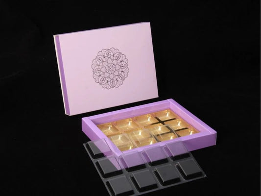 12 Cavity Pastel Box Outer (4×3) Pack of 5 (3 Variants)