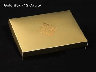 12 Cavity Gold Box Outer (4×3) Pack of 5 (3 Variants)